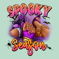Spooky Season Sneaker And Heel Afro Woman Premium Hoodie | Teevron