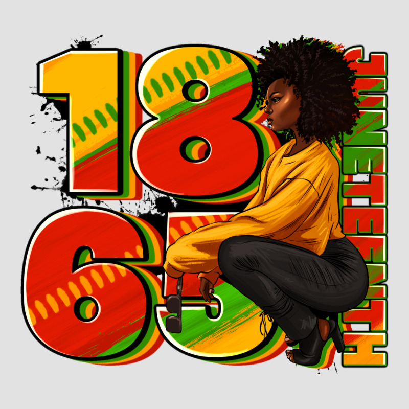 1865 Juneteenth Afro Woman Premium Hoodie by RanaPortraitStore | Teevron
