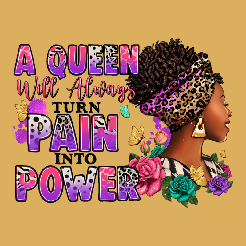 A Queen Will Always Turn Pain Into Power Premium Hoodie by RanaPortraitStore | Teevron
