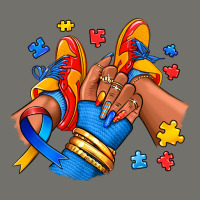 Autism Afro Girl Sneakers Premium Hoodie | Teevron