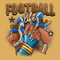 Football Life Afro Girl Sneakers Premium Hoodie | Teevron