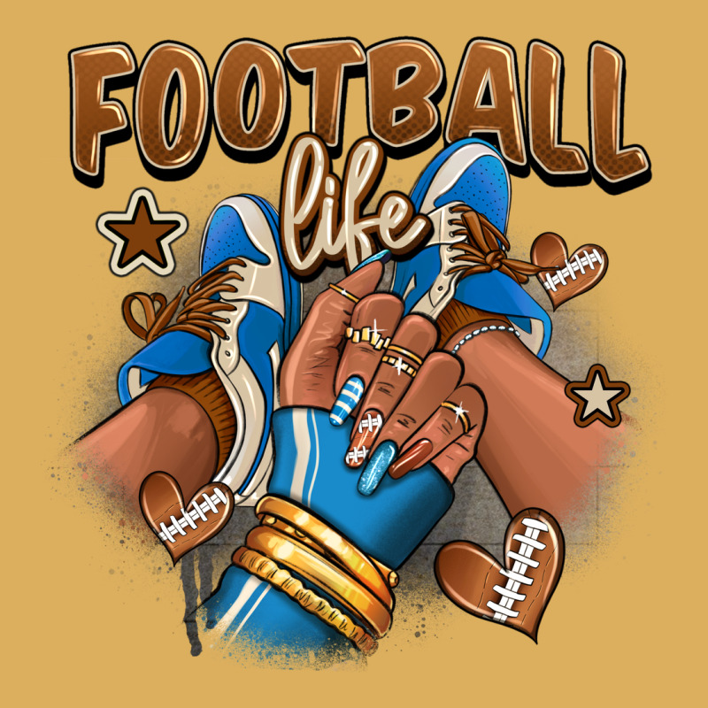 Football Life Afro Girl Sneakers Premium Hoodie by RanaPortraitStore | Teevron