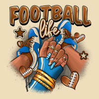 Football Life Afro Girl Sneakers Premium Hoodie | Teevron