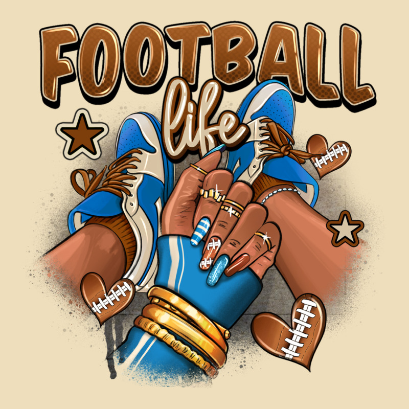 Football Life Afro Girl Sneakers Premium Hoodie by RanaPortraitStore | Teevron