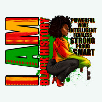 I Am Black History Afro American Woman Premium Hoodie | Teevron