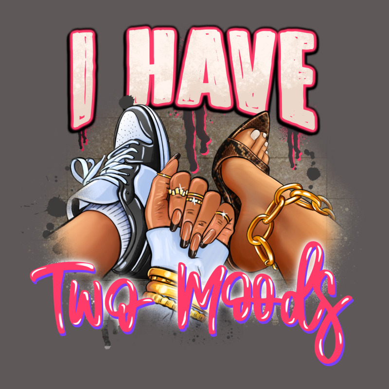 I Have Two Moods Sneaker And Heels Premium Hoodie by RanaPortraitStore | Teevron