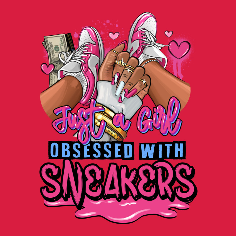 Just A Girl Obsessed With Sneakers Premium Hoodie by RanaPortraitStore | Teevron