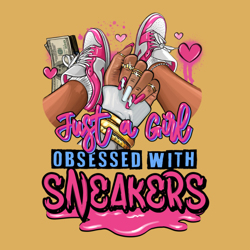 Just A Girl Obsessed With Sneakers Premium Hoodie by RanaPortraitStore | Teevron