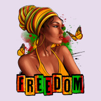 Juneteenth Freedom Afro Woman Premium Hoodie | Teevron