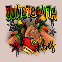 Juneteenth Vibes Black Girl Sneakers Premium Hoodie | Teevron