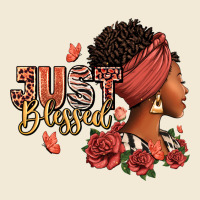 Just Blessed Afro Woman With Roses Premium Hoodie | Teevron