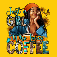 Just A Girl Who Loves Coffee Premium Hoodie | Teevron