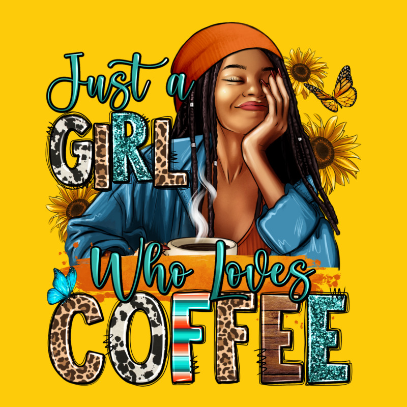 Just A Girl Who Loves Coffee Premium Hoodie by RanaPortraitStore | Teevron