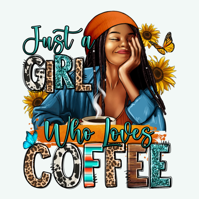Just A Girl Who Loves Coffee Premium Hoodie by RanaPortraitStore | Teevron