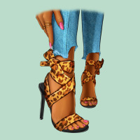 Leopard Heels Black Fashion Girl Premium Hoodie | Teevron