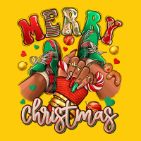 Merry Christmas Black Girl Sneakers Premium Hoodie | Teevron