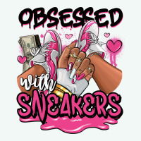 Obsessed With Sneakers Pink Afro Woman Premium Hoodie | Teevron