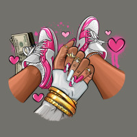 Pink And White Sneaker Girl Premium Hoodie | Teevron
