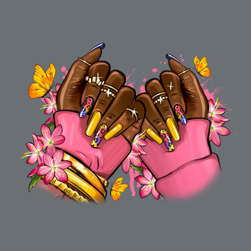 Pink Afro Nails Premium Hoodie by RanaPortraitStore | Teevron