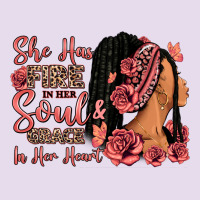 She Has Fire In Her Soul Afro Woman Premium Hoodie | Teevron