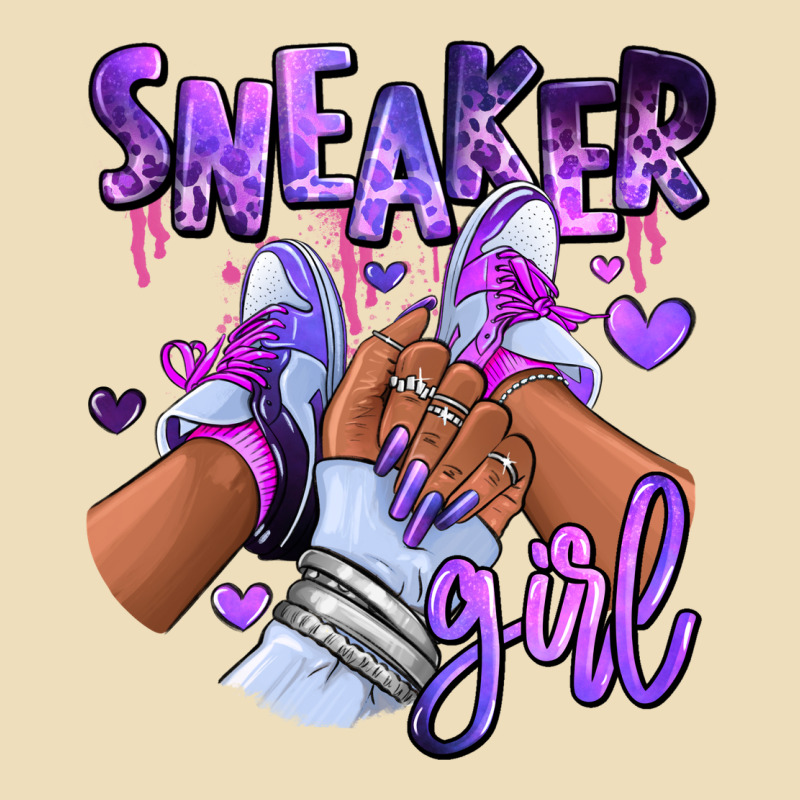 Purple Galaxy Sneaker Girl Premium Hoodie by RanaPortraitStore | Teevron