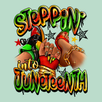 Steppin' Into Juneteenth Sneaker And Heel Afro Wom Premium Hoodie | Teevron