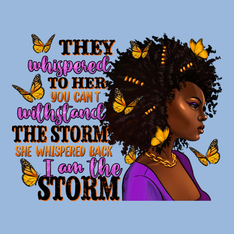 They Whispered To Her Afro Woman Premium Hoodie by RanaPortraitStore | Teevron