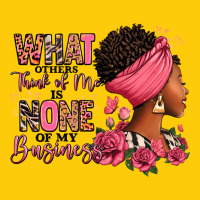 What Other Think Of Me Is None Of My Business Afro Premium Hoodie | Teevron