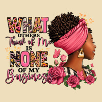What Other Think Of Me Is None Of My Business Afro Premium Hoodie | Teevron