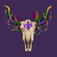 Mardi Gras Bull Skull Premium Hoodie | Teevron