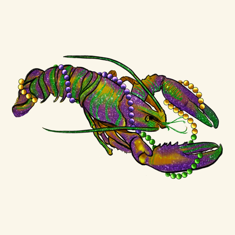 Mardi Gras Crawfish Premium Hoodie by RanaPortraitStore | Teevron