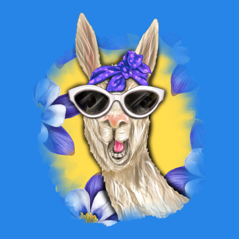 Llama With Sunglasses Premium Hoodie by RanaPortraitStore | Teevron