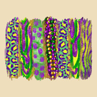 Mardi Gras Leopard Beads Brushstrokes Premium Hoodie | Teevron