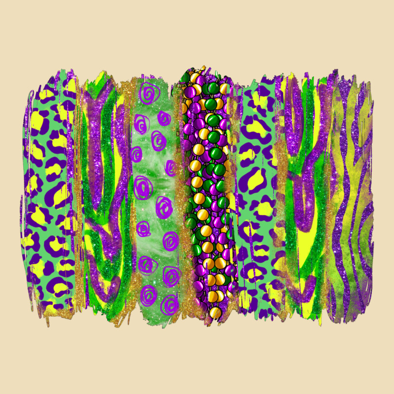 Mardi Gras Leopard Beads Brushstrokes Premium Hoodie by RanaPortraitStore | Teevron