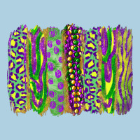 Mardi Gras Leopard Beads Brushstrokes Premium Hoodie | Teevron