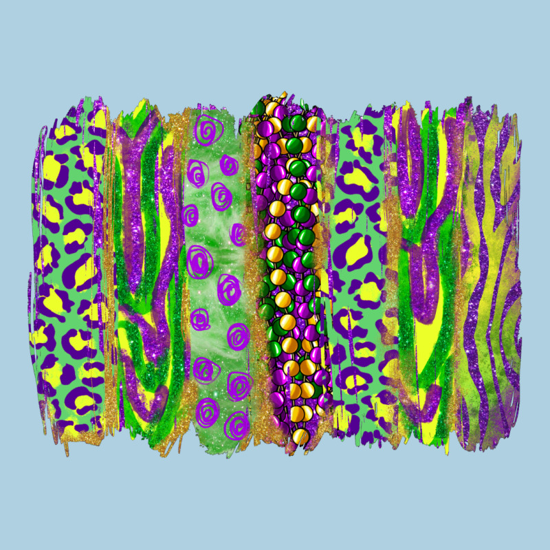 Mardi Gras Leopard Beads Brushstrokes Premium Hoodie by RanaPortraitStore | Teevron