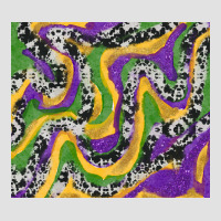 Mardi Gras Cowhide Premium Hoodie | Teevron
