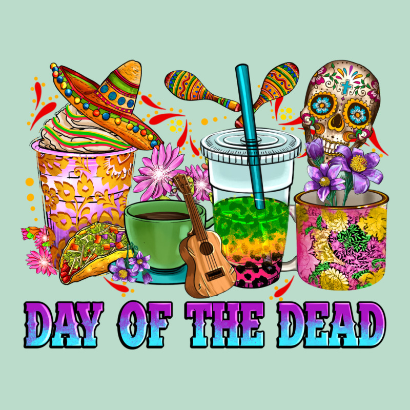 Day Of The Dead Coffee Cups Premium Hoodie by RanaPortraitStore | Teevron