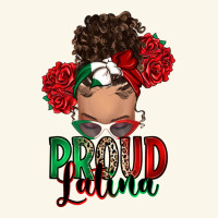 Proud Latina Messy Bun Premium Hoodie | Teevron