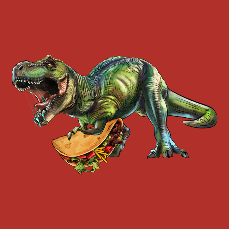 T-rex Dinosaur Holding A Taco Premium Hoodie by RanaPortraitStore | Teevron