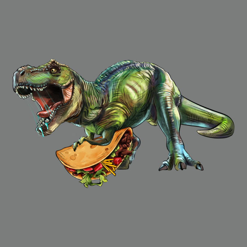 T-rex Dinosaur Holding A Taco Premium Hoodie by RanaPortraitStore | Teevron