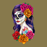 Sugar Skull Girl Premium Hoodie | Teevron