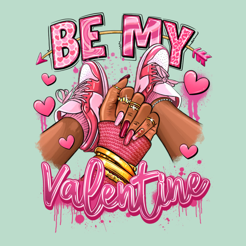 Be My Valentine Afro Girl Sneakers Premium Hoodie by RanaPortraitStore | Teevron