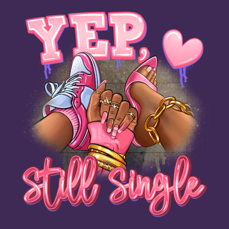 Yep Still Single Heels And Sneakers Afro Girl Premium Hoodie by RanaPortraitStore | Teevron