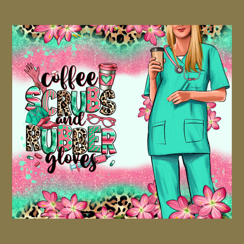Coffee Scrubs Rubber Gloves Nurse Premium Hoodie by RanaPortraitStore | Teevron