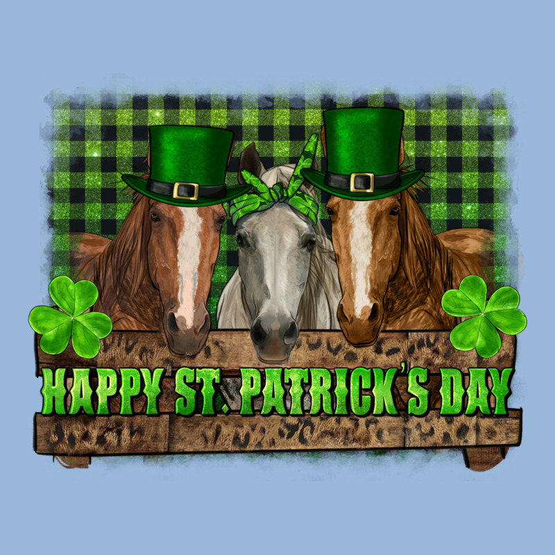 Happy St. Patricks Day Horses With Leprechaun Premium Hoodie by RanaPortraitStore | Teevron