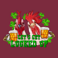St. Patricks Day Roosters Lets Get Lucked Up Premium Hoodie | Teevron
