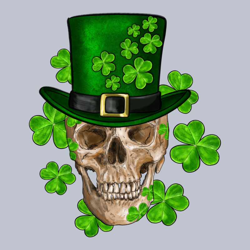 St. Patricks Day Skull Premium Hoodie by RanaPortraitStore | Teevron