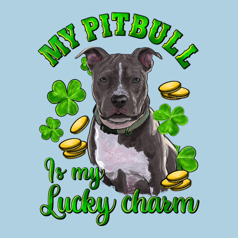 St Patricks Day My Pitbuli My Lucky Charm Premium Hoodie by RanaPortraitStore | Teevron
