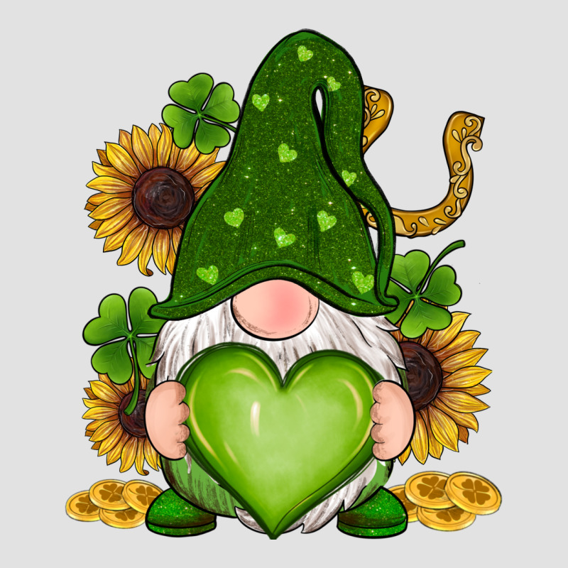 St Patricks Day Shamrock Sunflowers Gnomes Premium Hoodie by RanaPortraitStore | Teevron